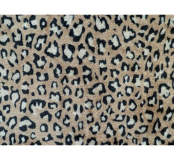 Fleece - flanel fleece vzor leopard