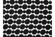 bílé hedvábí 3119 černé kroužky