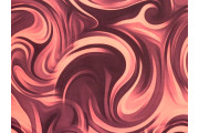 růžová hedvábná šatovka 3128 abstraktní vzor